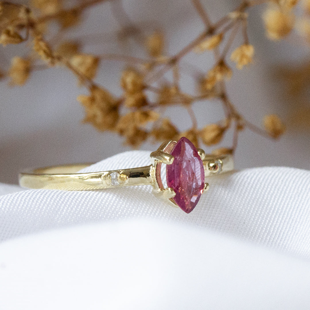 Anillo Caitlyn Rubí