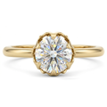 Anillo solitario Carlotta Moissanita