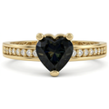 Anillo promesa Kyra Negro