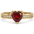 Anillo promesa Kyra Rojo