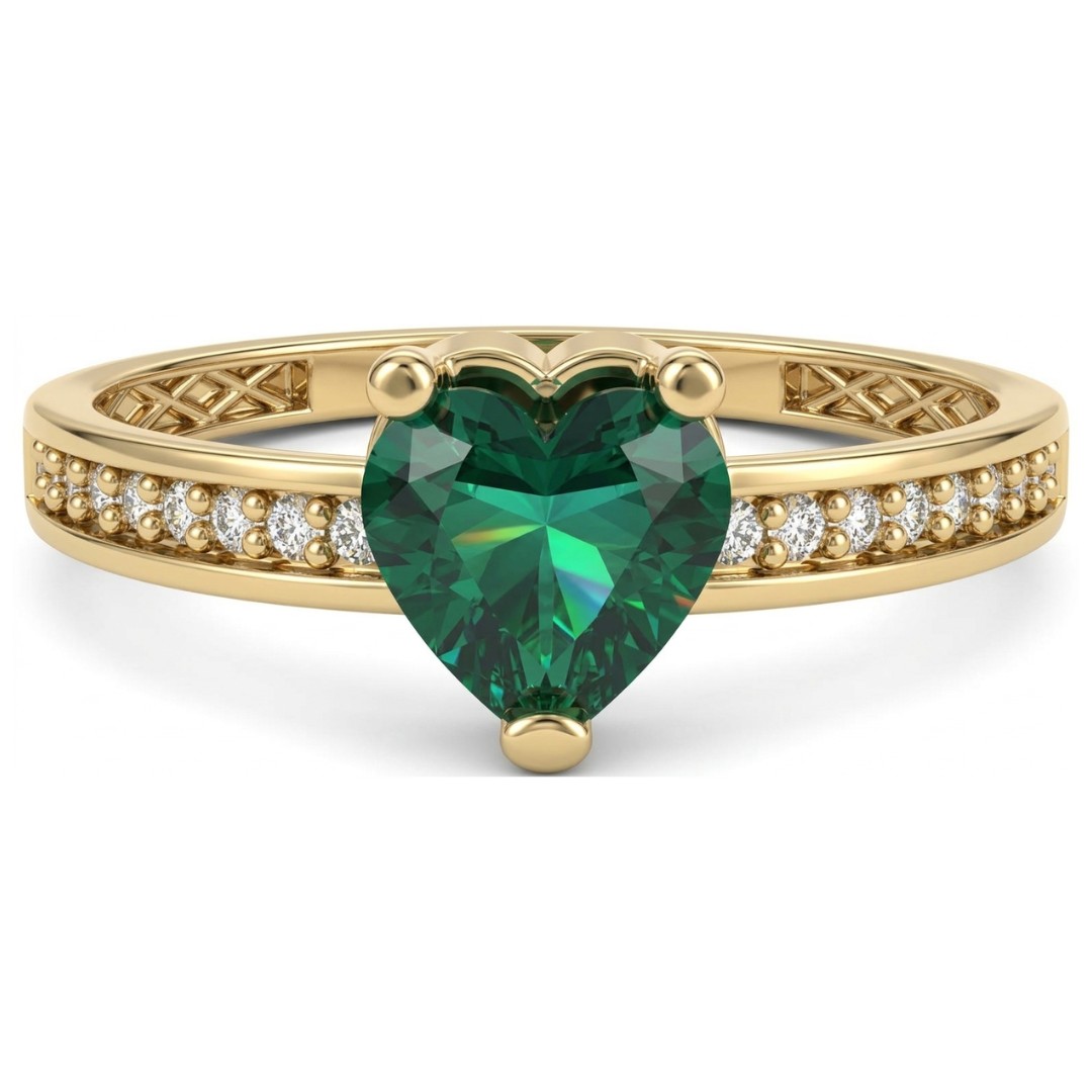 Anillo promesa Kyra Verde