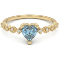 Anillo promesa Melanie Azul