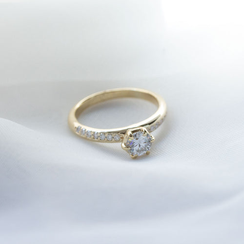 Anillo Aitana Moissanita