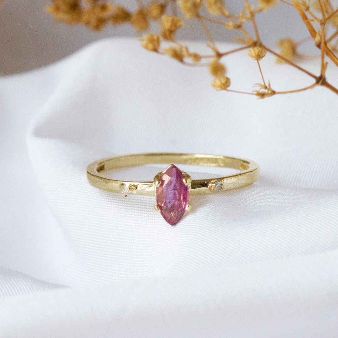 Anillo Caitlyn Rubí