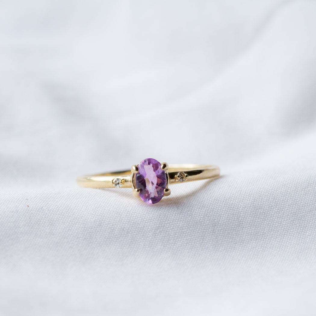 Anillo India Amatista